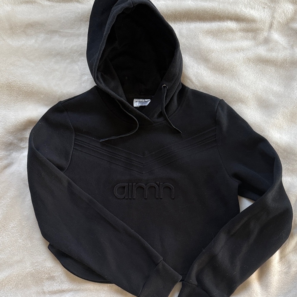 Aim’N Cropped Logo Hoodie